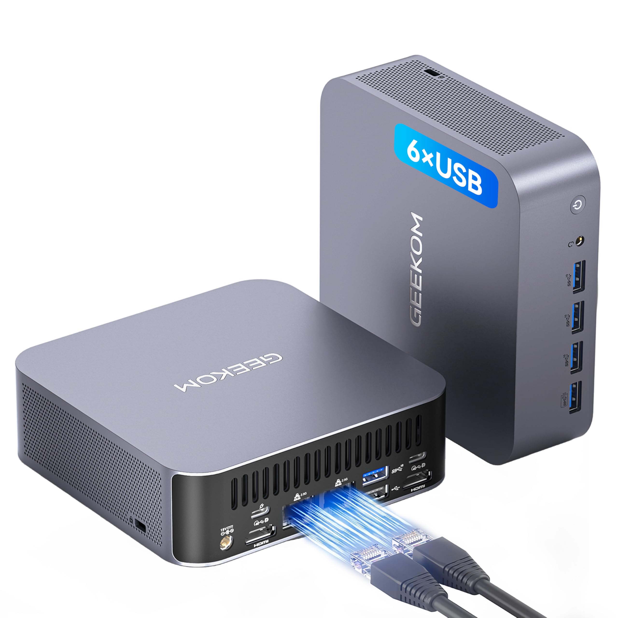 GEEKOM Mini komputer GT2 Mega z Intel Core Ultra 9-285H | 32GB